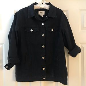 Black Oversized Denim Jacket